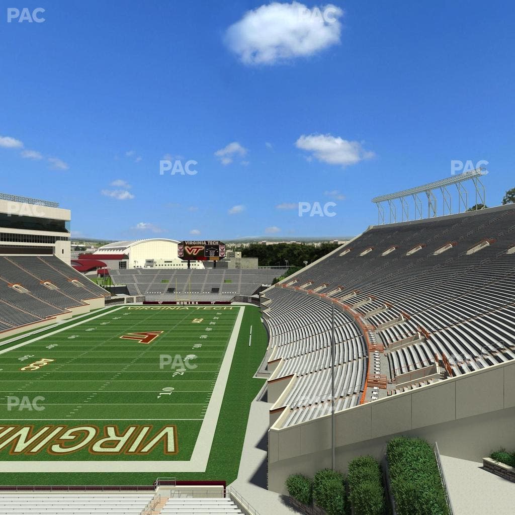 Lane Stadium - Section 403 Seat View