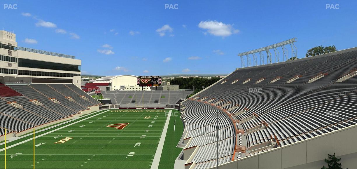 Lane Stadium - Section 403 Seat View