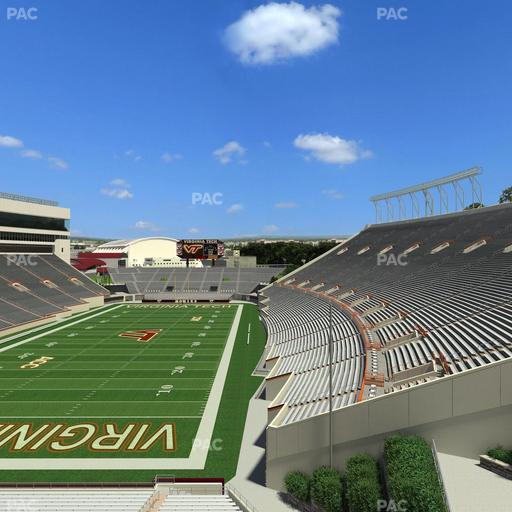 Lane Stadium - Section 403 Seat View