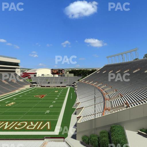 Lane Stadium - Section 403 Seat View