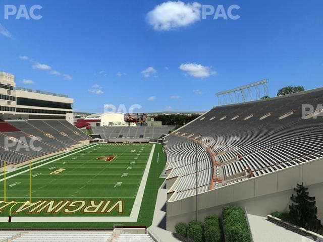 Lane Stadium - Section 403 Seat View