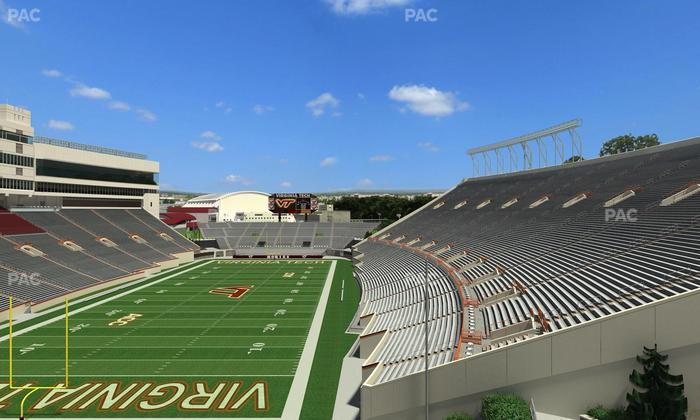 Lane Stadium - Section 403 Seat View