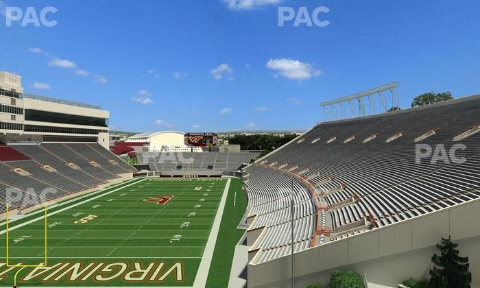 Lane Stadium - Section 403 Seat View