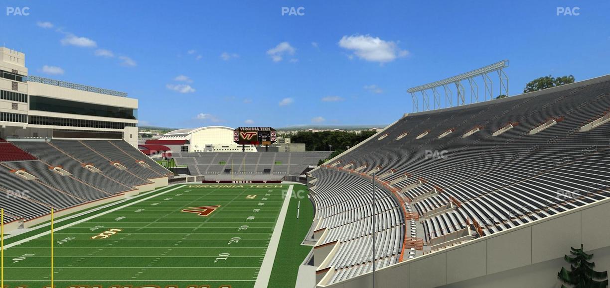 Lane Stadium - Section 403 Seat View