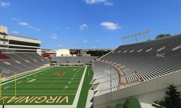 Lane Stadium - Section 403 Seat View
