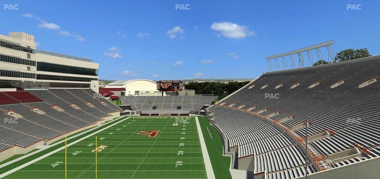 Lane Stadium - Section 404 Seat View