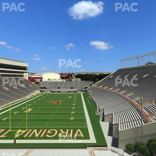 Lane Stadium - Section 404 Seat View