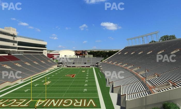 Lane Stadium - Section 404 Seat View