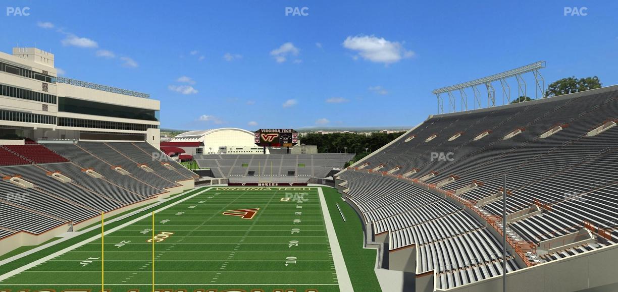 Lane Stadium - Section 404 Seat View