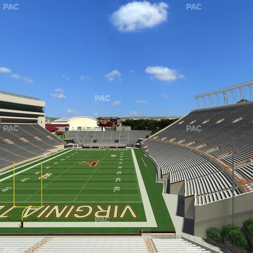 Lane Stadium - Section 404 Seat View