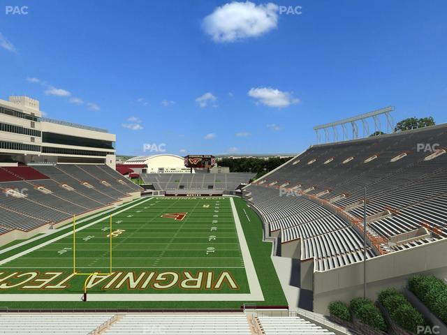 Lane Stadium - Section 404 Seat View
