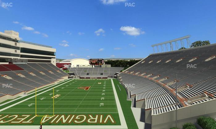 Lane Stadium - Section 404 Seat View