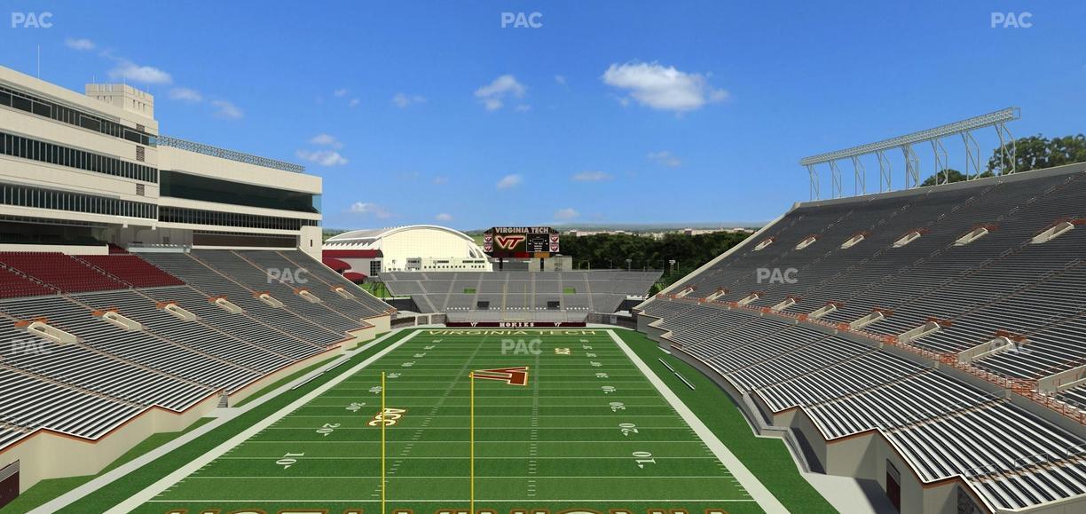 Lane Stadium - Section 405 Seat View