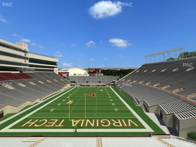 Lane Stadium - Section 405 Seat View