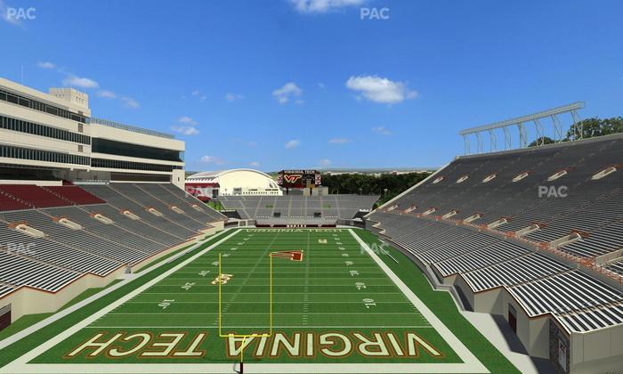 Lane Stadium - Section 405 Seat View