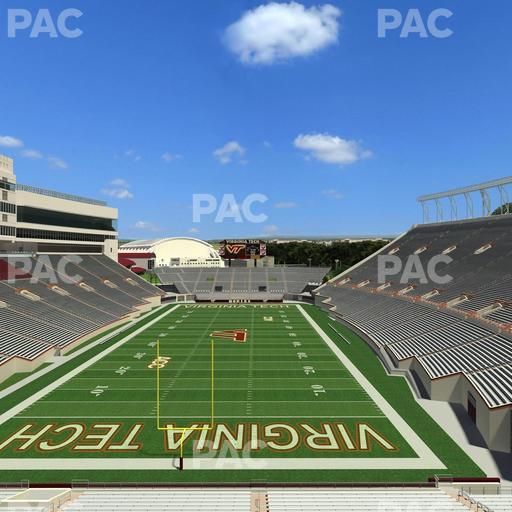 Lane Stadium - Section 405 Seat View