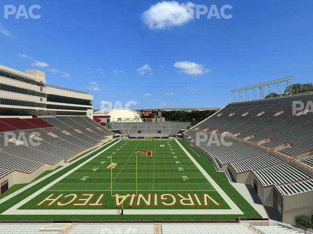 Lane Stadium - Section 405 Seat View