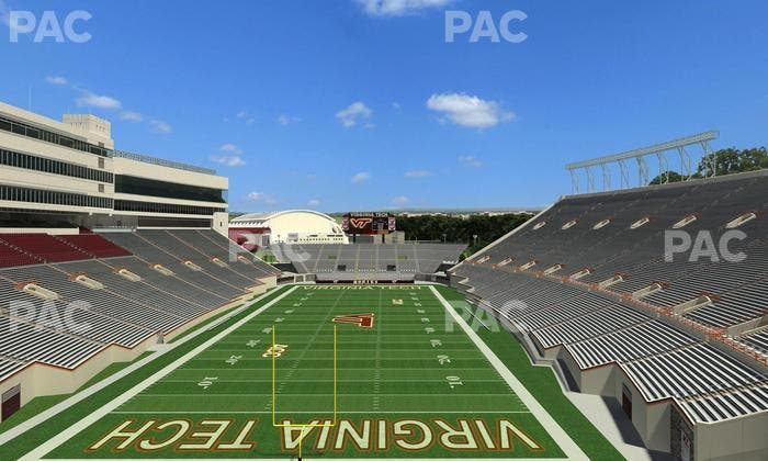Lane Stadium - Section 405 Seat View
