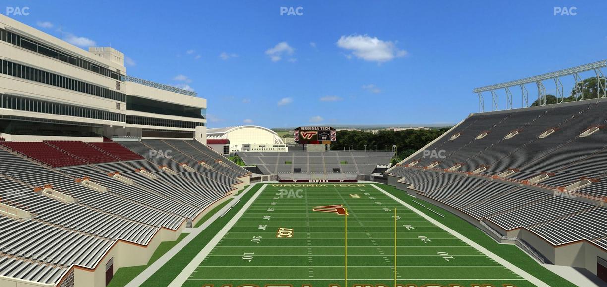 Lane Stadium - Section 406 Seat View
