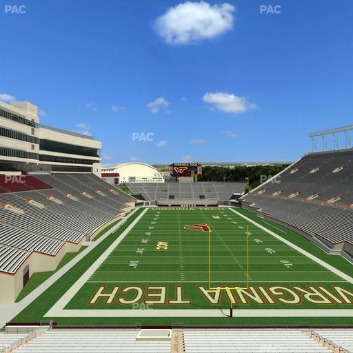 Lane Stadium - Section 406 Seat View