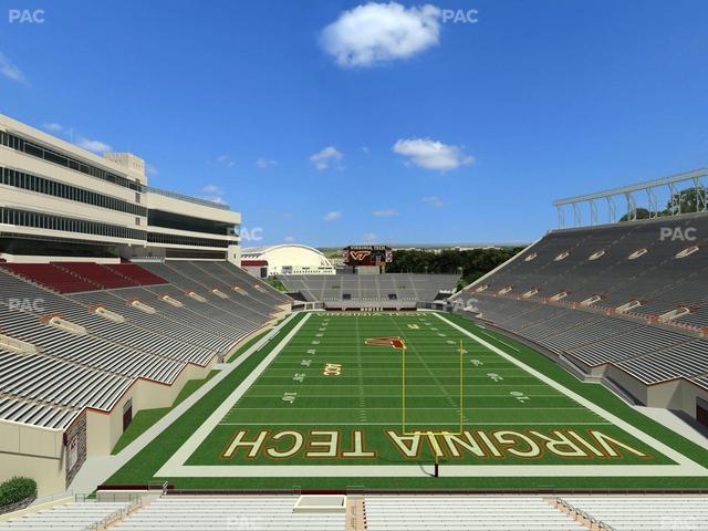Lane Stadium - Section 406 Seat View