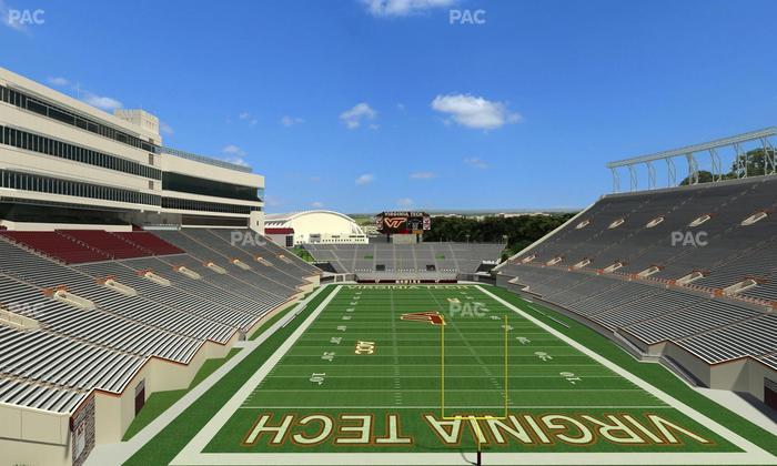 Lane Stadium - Section 406 Seat View