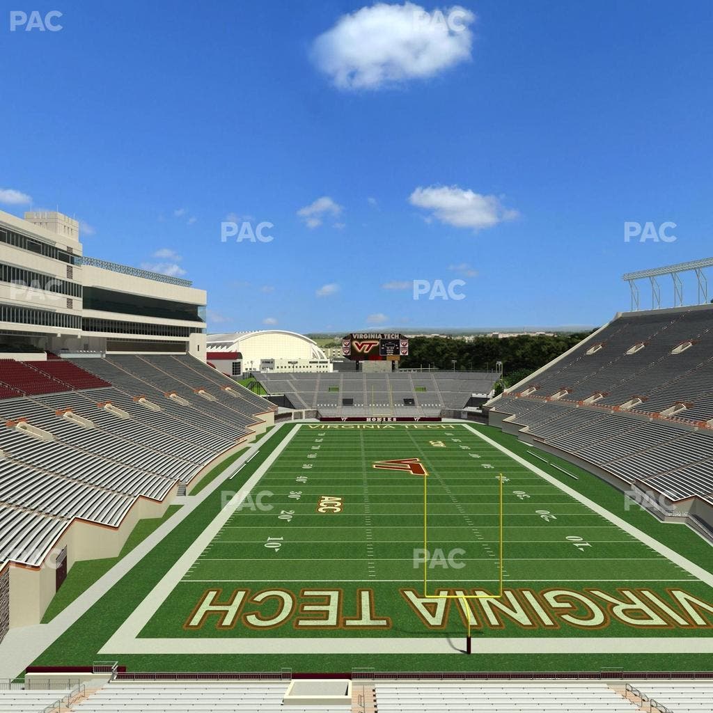 Lane Stadium - Section 406 Seat View
