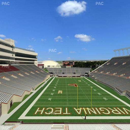Lane Stadium - Section 406 Seat View