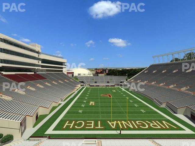 Lane Stadium - Section 406 Seat View Lane Stadium - Section 406 Seat View