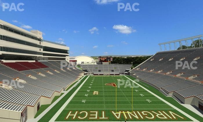 Lane Stadium - Section 406 Seat View