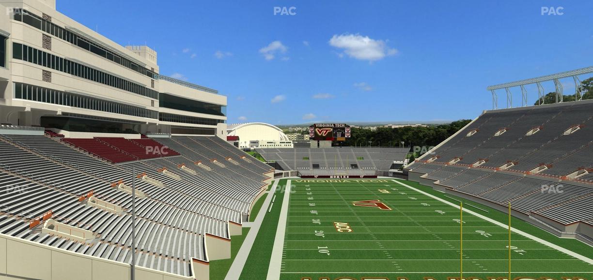 Lane Stadium - Section 407 Seat View