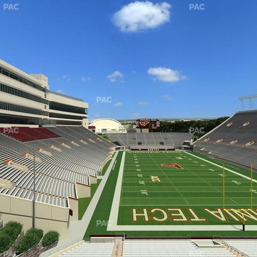Lane Stadium - Section 407 Seat View