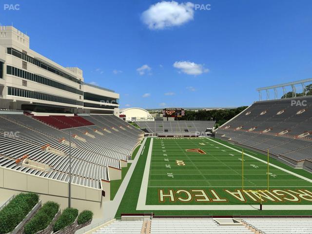 Lane Stadium - Section 407 Seat View