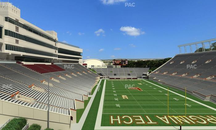 Lane Stadium - Section 407 Seat View