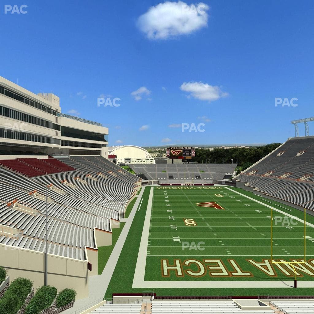 Lane Stadium - Section 407 Seat View
