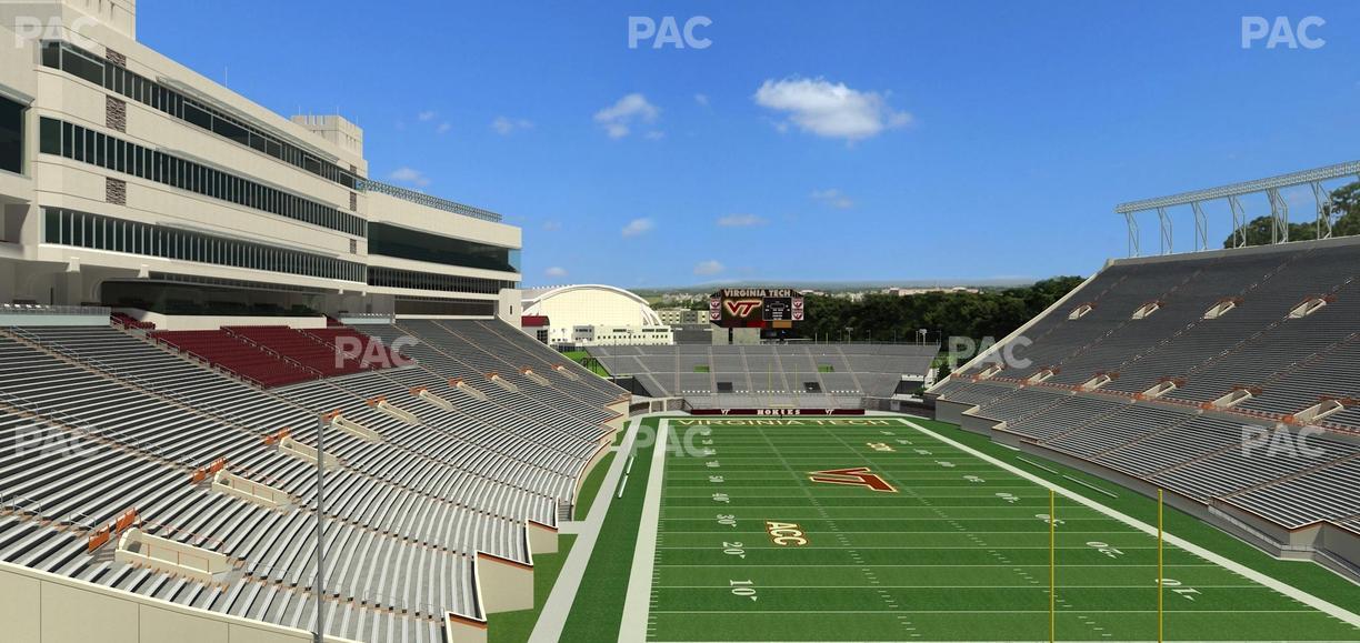 Lane Stadium - Section 407 Seat View
