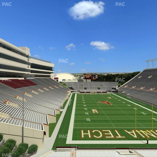 Lane Stadium - Section 407 Seat View
