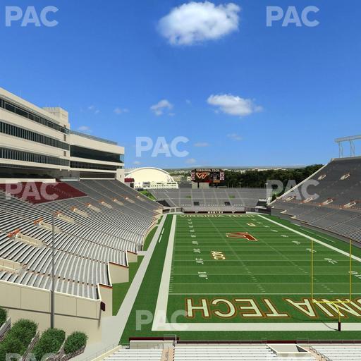 Lane Stadium - Section 407 Seat View