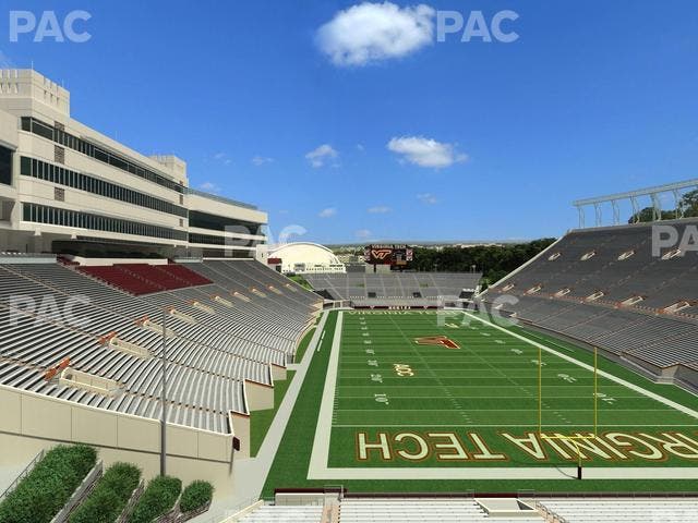 Lane Stadium - Section 407 Seat View