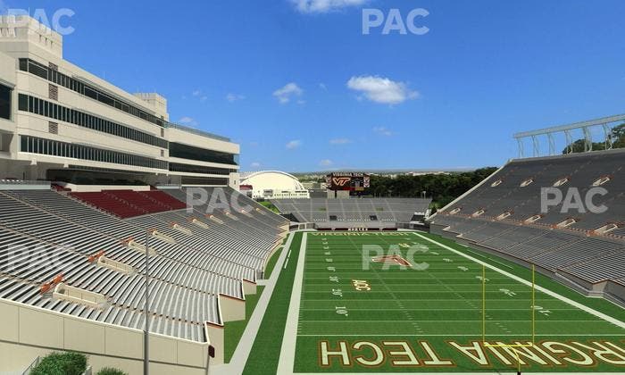 Lane Stadium - Section 407 Seat View