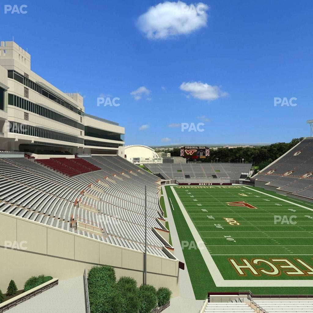 Lane Stadium - Section 408 Seat View