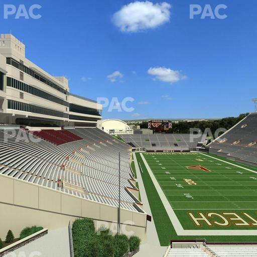 Lane Stadium - Section 408 Seat View