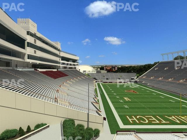 Lane Stadium - Section 408 Seat View