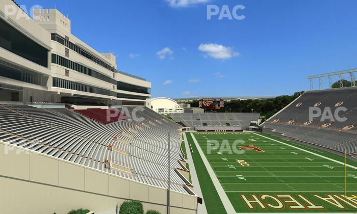 Lane Stadium - Section 408 Seat View