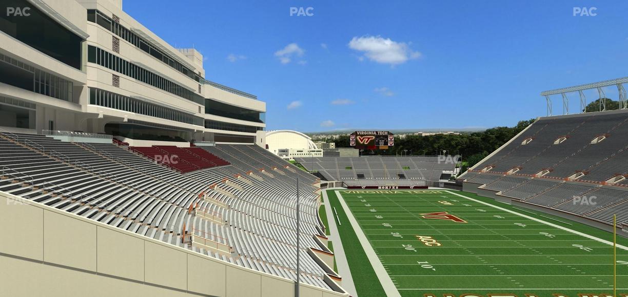 Lane Stadium - Section 408 Seat View