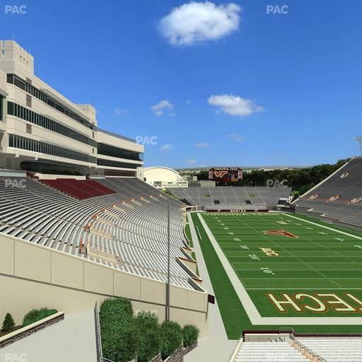 Lane Stadium - Section 408 Seat View