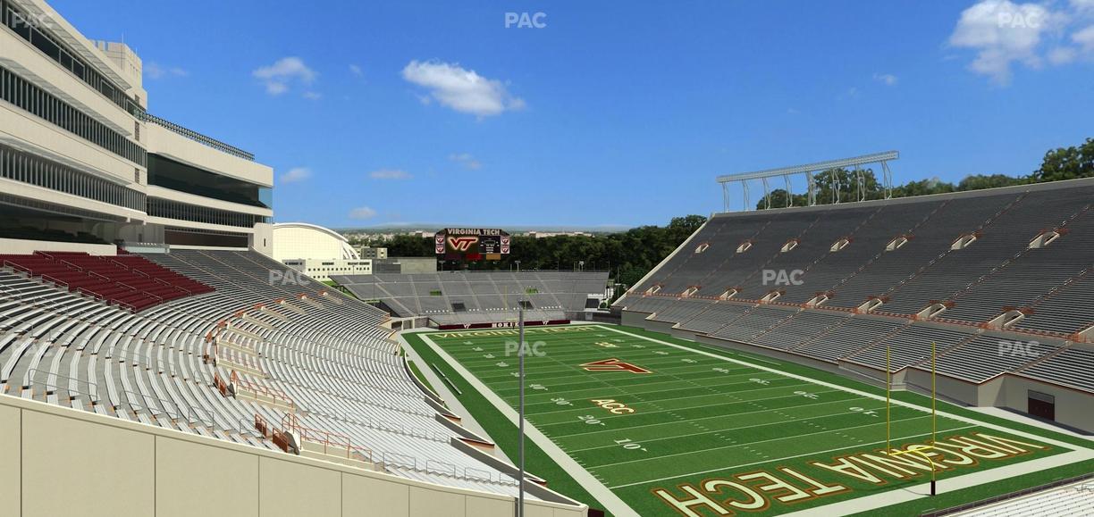 Lane Stadium - Section 409 Seat View