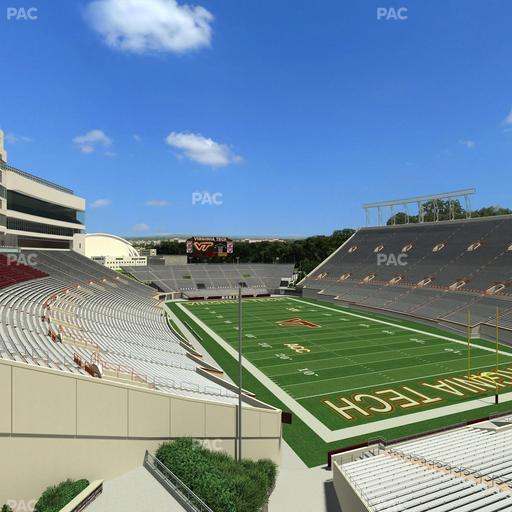 Lane Stadium - Section 409 Seat View