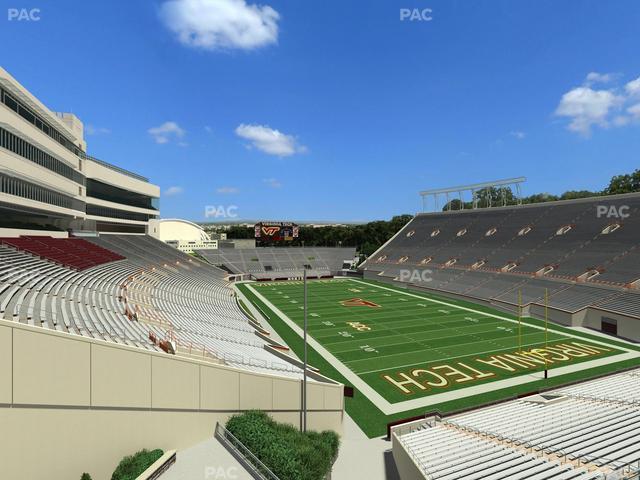 Lane Stadium - Section 409 Seat View