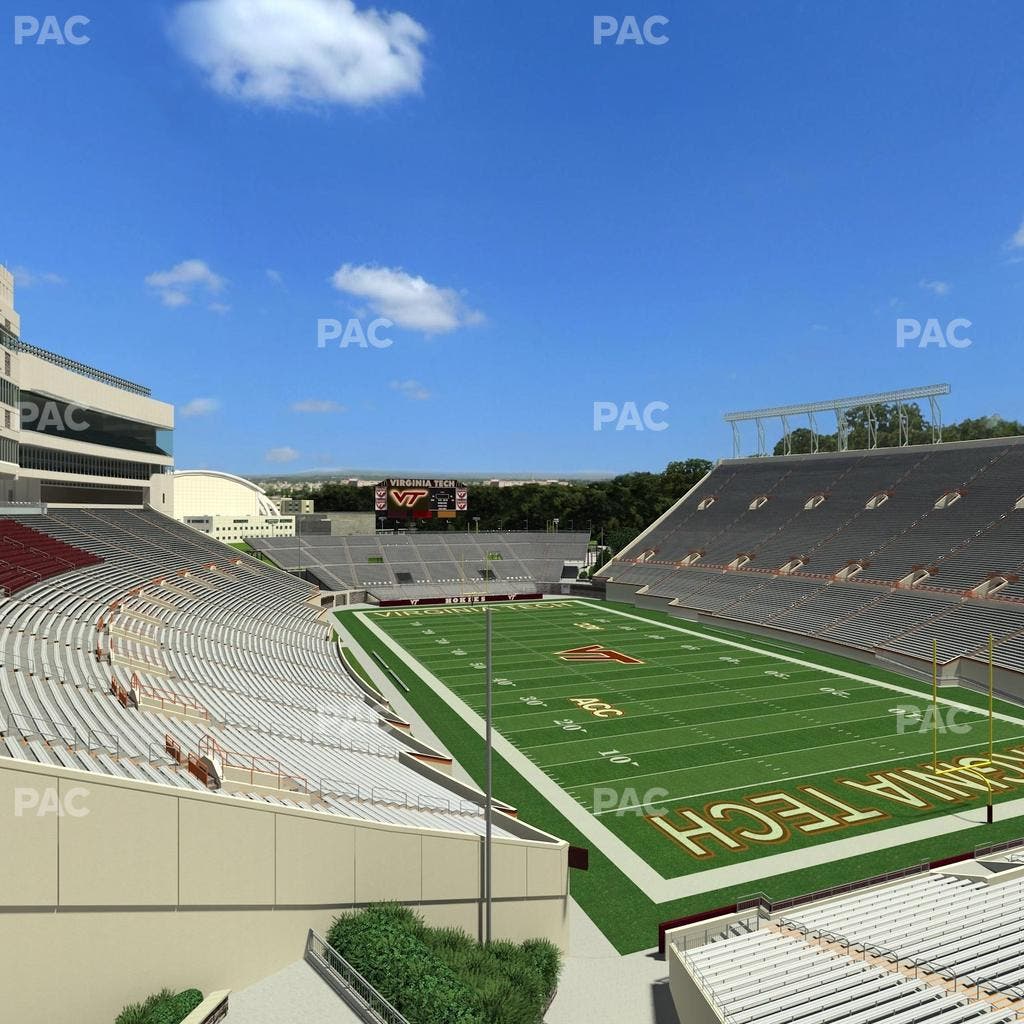 Lane Stadium - Section 409 Seat View